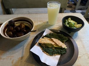 Taquito en hoja santa  at Malportaco in Mexico City