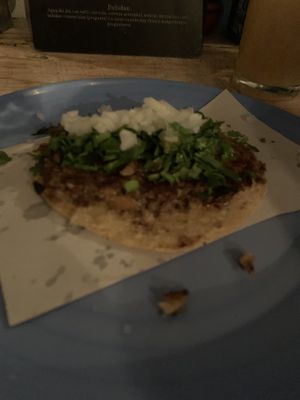 Taco vegano 🌱  at Malportaco in Mexico City
