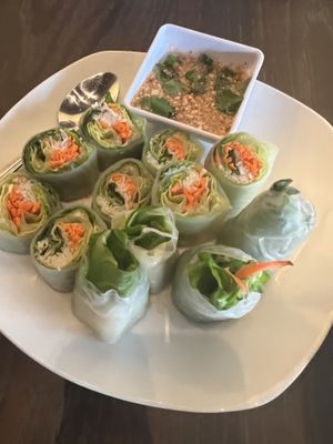 Summer roll  at Thai Season in North Myrtle Beach