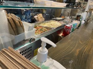 Arabic Salads  at Aba's Falafel in Rhinebeck