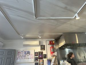   at Aba's Falafel in Rhinebeck