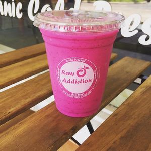 Dragon Berry Smoothies at Raw Addiction in Pembroke Pines