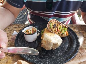 Burrito at Casa Tequila in Cancun