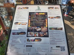 Menu at Casa Tequila in Cancun