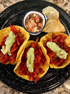 Tacos al pastor  at Casa Tequila in Cancun