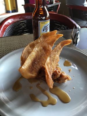 Bean vegan dessert  at Casa Tequila in Cancun