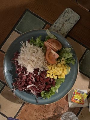 Large mixed salad  at Chili  in Jesenice