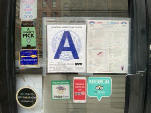 info  at Rainbow Falafel in New York City