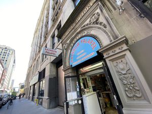 street view  at Rainbow Falafel in New York City