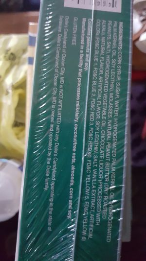 Ingredients  at Dolle's Salt Water Taffy  in Ocean City