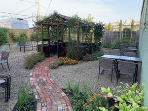 New Garden Cafe at Seeds and Greens. Enjoy breakfast & lunch. We serve beer, wine, smoothies, coffee drinks, sandwiches, salads and more. at Seeds and Greens Market & Deli in New Albany