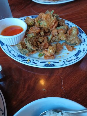 Veggie tempura was delicious at Thai Delicacy in Truckee