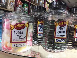 vegan friendly :) at Hardy's Original Sweet Shop in Salisbury