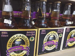 Harry Potter Butter Beer is 100% natural  at Hardy's Original Sweet Shop in Salisbury