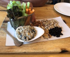 Jackfruit dip  at Hua Hin Vegan Cafe and Wine in Hua Hin