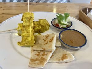 Satay   at Hua Hin Vegan Cafe and Wine in Hua Hin