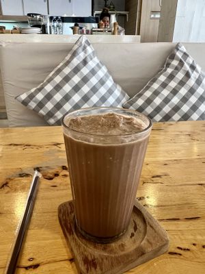 Iced mocha   at Hua Hin Vegan Cafe and Wine in Hua Hin