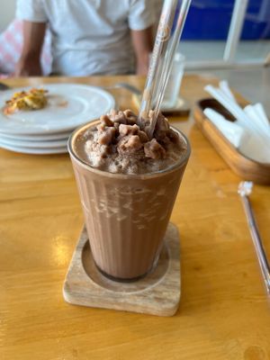 chocolate frappe  at Hua Hin Vegan Cafe and Wine in Hua Hin