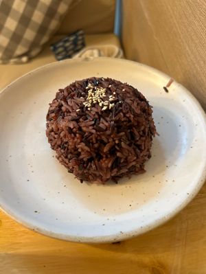 Brown rice  at Hua Hin Vegan Cafe and Wine in Hua Hin
