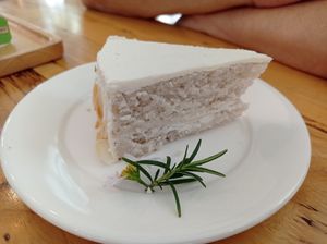 Almond cake #Veganuary at Hua Hin Vegan Cafe and Wine in Hua Hin