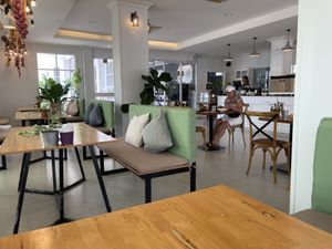 New location inside  at Hua Hin Vegan Cafe and Wine in Hua Hin