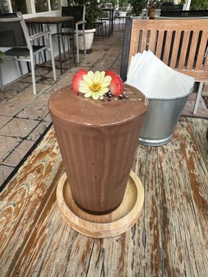 This smoothie is to die for   at Hua Hin Vegan Cafe and Wine in Hua Hin