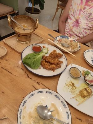 This was dinner lol too hungry and forgot to take photos! Absolutely delicious food, exactly what you expected! We also had Maki Rolls which were so good 😊 Staff were also so fr at Hua Hin Vegan Cafe and Wine in Hua Hin