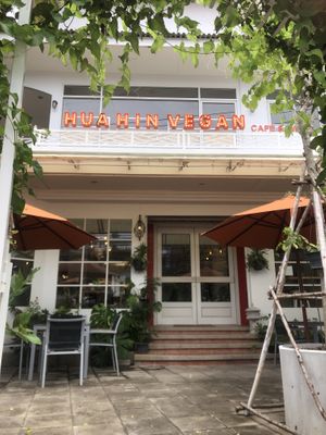 new location!  at Hua Hin Vegan Cafe and Wine in Hua Hin