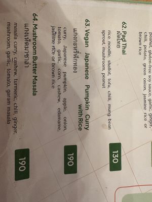   at Hua Hin Vegan Cafe and Wine in Hua Hin