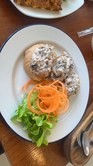 Jackfruit tuna melt  at Hua Hin Vegan Cafe and Wine in Hua Hin