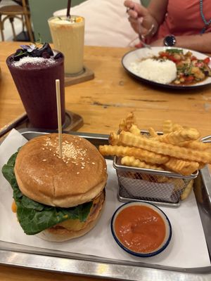 Tofu sandwich   at Hua Hin Vegan Cafe and Wine in Hua Hin