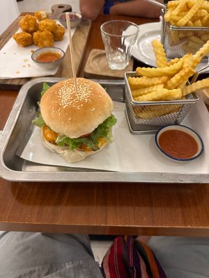 Jackfruit BBQ Burger!   at Hua Hin Vegan Cafe and Wine in Hua Hin