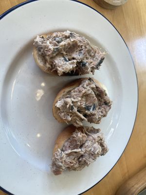 Jackfruit baguette  at Hua Hin Vegan Cafe and Wine in Hua Hin