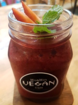  Very Berry Smoothie.  at Hua Hin Vegan Cafe and Wine in Hua Hin