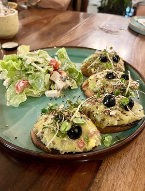 Avocado Toastt #Veganuary at Justbe by Nidhi Nahata in Bangalore