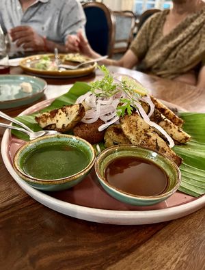 Grazing Platter. So good!!  #Veganuary at Justbe by Nidhi Nahata in Bangalore