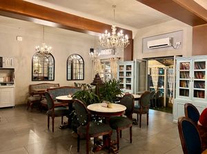 Justbe by Nidhi Nahata - inside dining area #Veganuary at Justbe by Nidhi Nahata in Bangalore