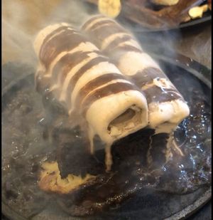 Sizzling Brownie - incredible dessert! at Justbe by Nidhi Nahata in Bangalore