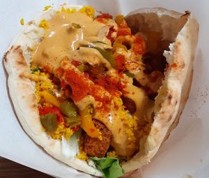 Falafel Sandwich at Falafel Brothers - Minato in Tokyo