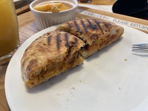 Hot falafel sandwich   at Falafel Brothers - Minato in Tokyo