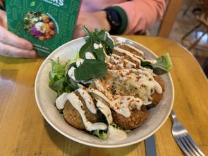 Salad bowl  at Falafel Brothers - Minato in Tokyo