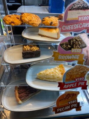 All kinds of desserts at Falafel Brothers - Minato in Tokyo