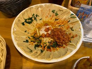 Famous Hummus at Falafel Brothers - Minato in Tokyo