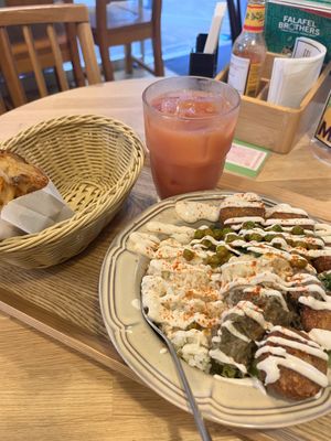 Rice plate   at Falafel Brothers - Minato in Tokyo