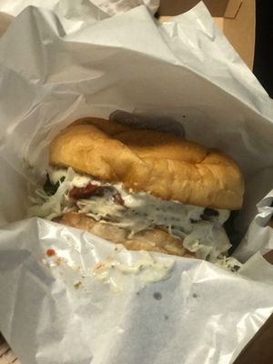 Falafel brother does delivery with ubereats. And I had this delivered. 
It's avegan burger with fries and a salad 
Very delicious and highly recommend  at Falafel Brothers - Minato in Tokyo