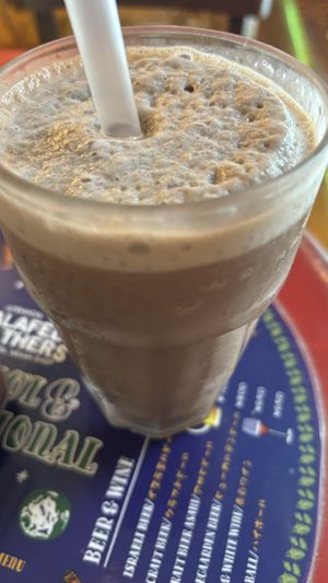 Chocolate milkshake (soy)  at Falafel Brothers - Minato in Tokyo