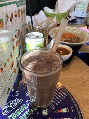 Chocolate shake 🥰  at Falafel Brothers - Minato in Tokyo