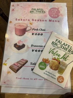   at Falafel Brothers - Minato in Tokyo