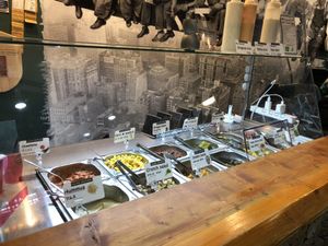 Sandwich choices for toppings at Falafel Brothers - Minato in Tokyo