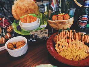 Menu samples  at Falafel Brothers - Minato in Tokyo